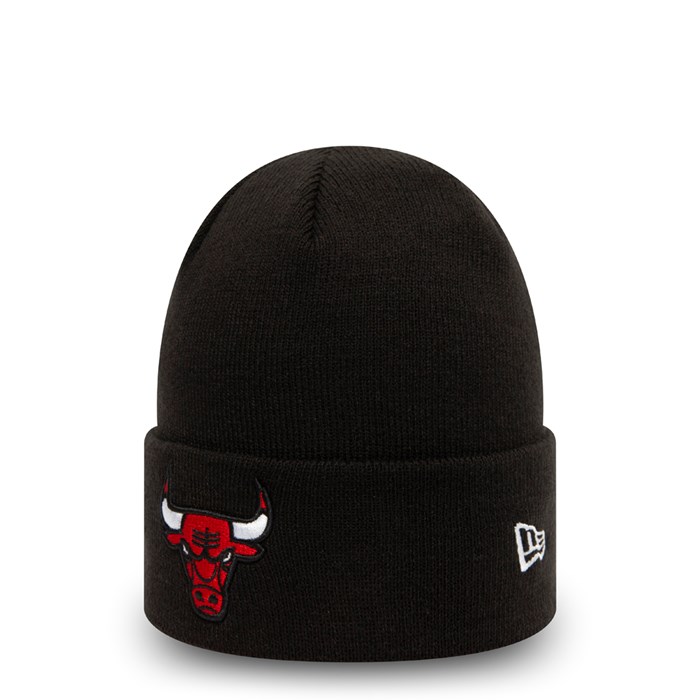 Chicago Bulls Essential Cuff Pipohattu Mustat - New Era Lippikset Myynti FI-591370